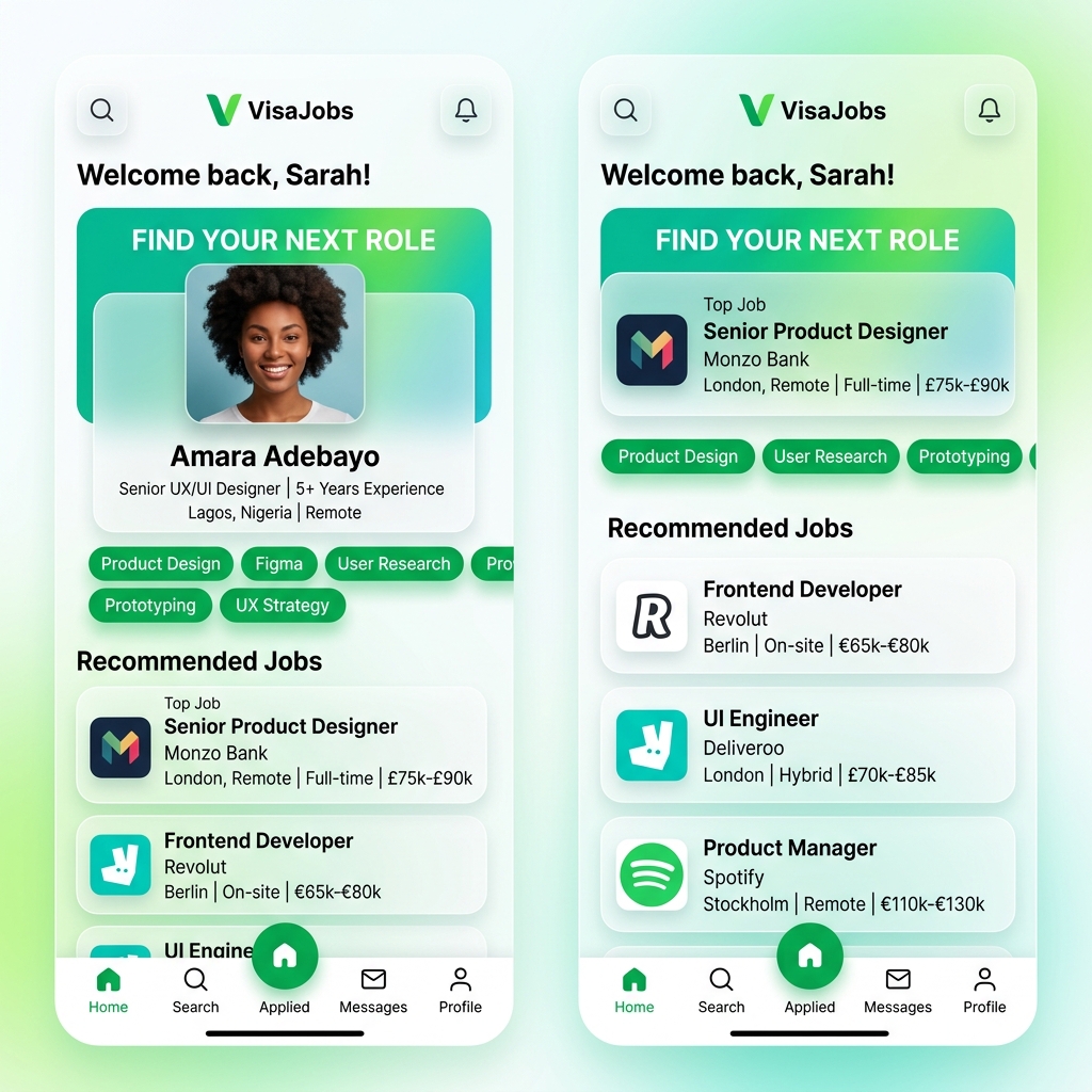 تطبيق VisaJobs